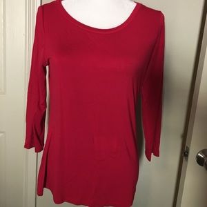 NWT Red Cable and Gauge T-shirt Size Large